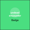 Значок встречи с нежитью - rare rarity badges in PEAK climbing game. Вылечите себя от укуса зомби.