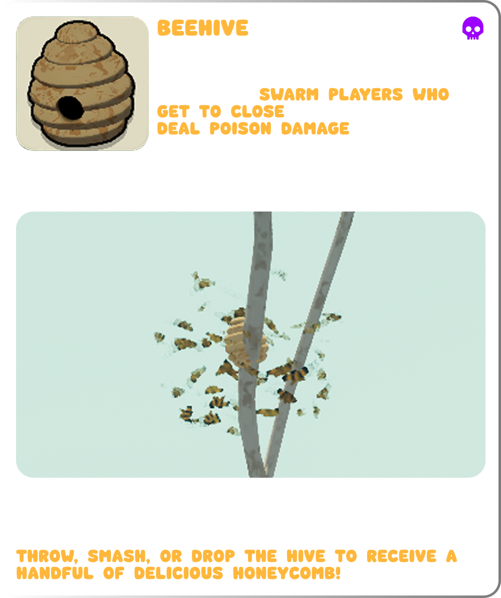 Beehive - hazards in PEAK climbing game