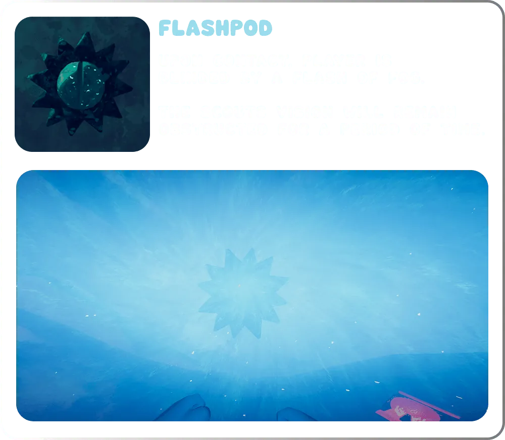 PEAK hazards: Flashpod - rare rarity hazards item PEAK hazards: Flashpod - rare rarity hazards item