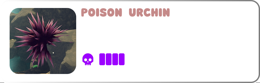 Sea Urchin - hazards in PEAK climbing game