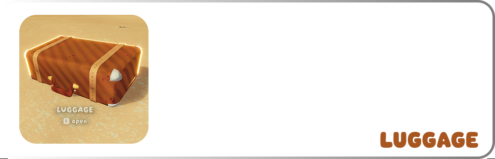 Basic Luggage - lootables in PEAK climbing game