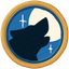 Значок одинокого волка - badges item in PEAK climbing game